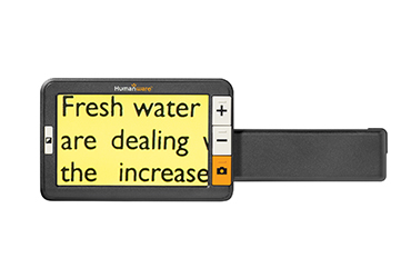 Loupe électronique portable explorē 8 d'Humanware - Fiche d'évaluation -  CERTAM