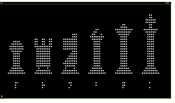 واجهة تطبيق لعبة الشطرنج على جهاز مونارك