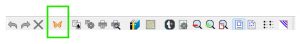 The Monarch icon, located in the toolbar of the TactileView software.